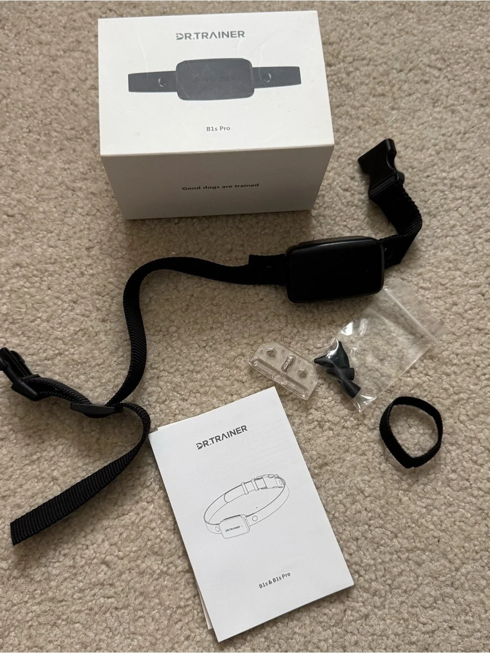 Black B1s Pro Dog Training Collar smartphone/ watch app